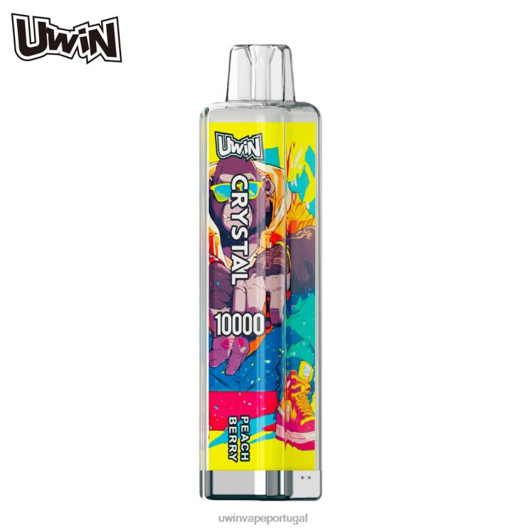 Uwin Vape Encomenda baga de pêssego | UWIN CRYSTAL 10.000 vapores descartáveis 84J8Z12