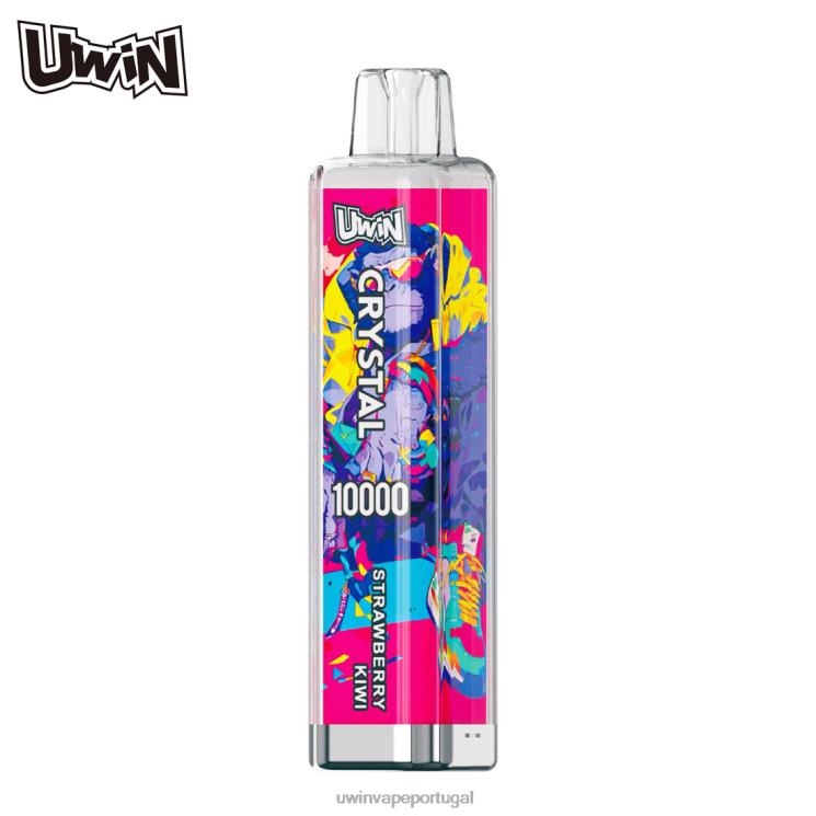 Uwin Vape Lisbon kiwi morango | UWIN CRYSTAL 10.000 vapores descartáveis 84J8Z11