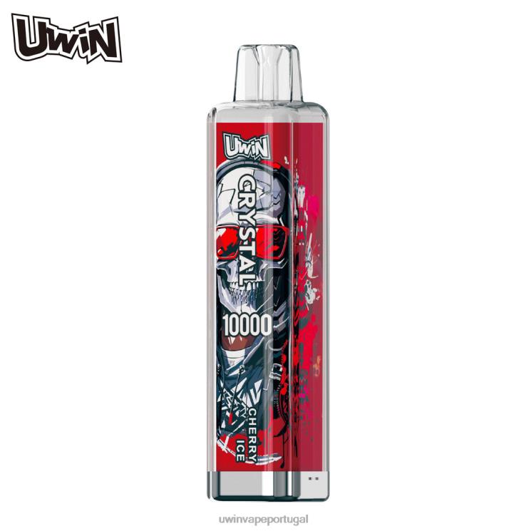 Uwin Vape Loja gelo de cereja | UWIN CRYSTAL 10.000 vapores descartáveis 84J8Z6