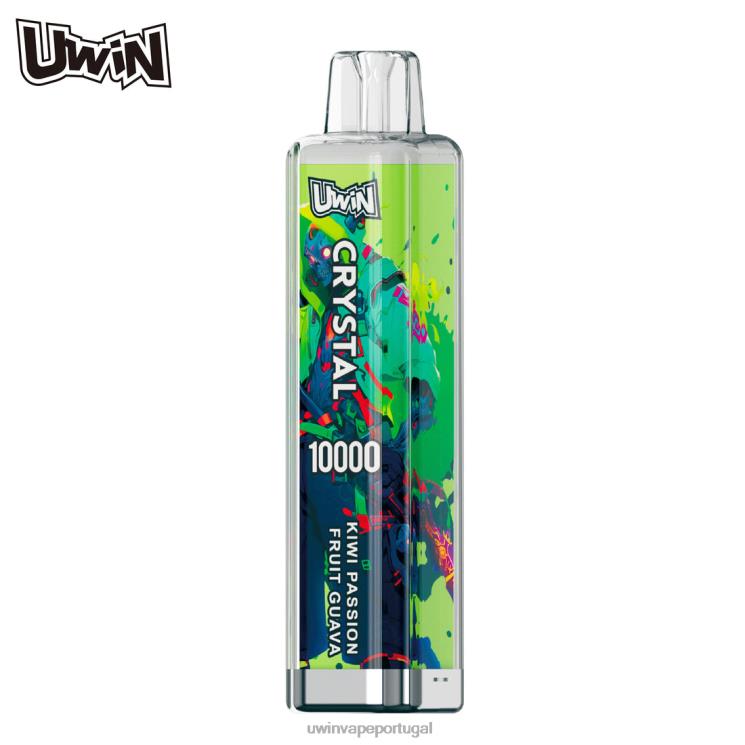 Uwin Vape Online kiwi maracujá goiaba | UWIN CRYSTAL 10.000 vapores descartáveis 84J8Z8