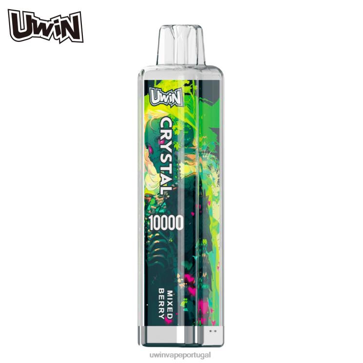 Uwin Vape Sopro baga mista | UWIN CRYSTAL 10.000 vapores descartáveis 84J8Z14