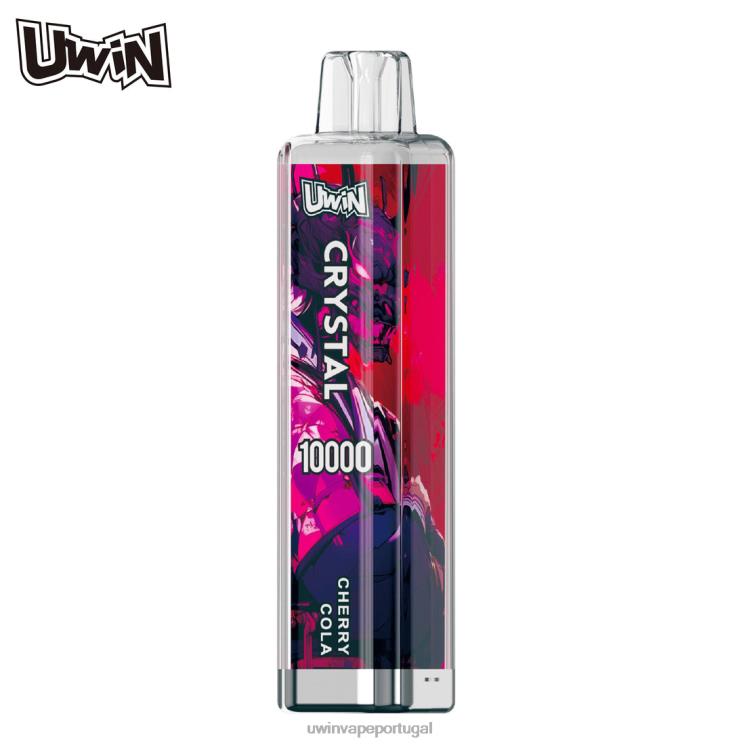 Uwin Vape Vaporizar cola de cereja | UWIN CRYSTAL 10.000 vapores descartáveis 84J8Z13